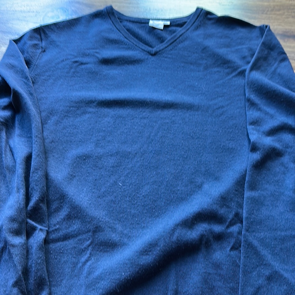 Merino Wooo Sunspel V-Neck XXL